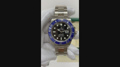 ROLEX SUBMARINER DATE AZUL PLATEADO